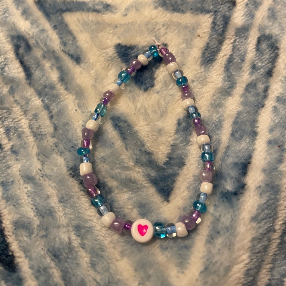 Homemade bracelet.